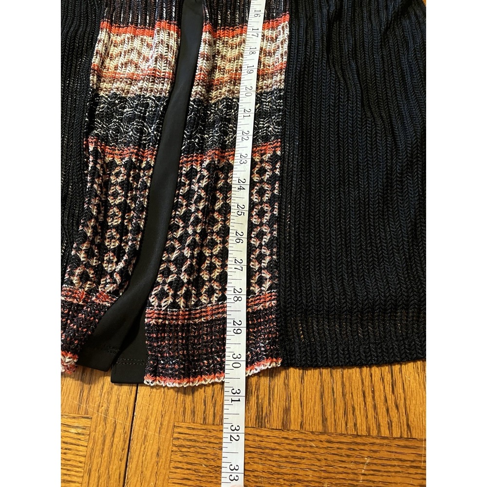 Catherines Sheer Mesh 1 ButtonCardigan Size 0 14W 16W Aztec Southwest - Picture 10 of 10